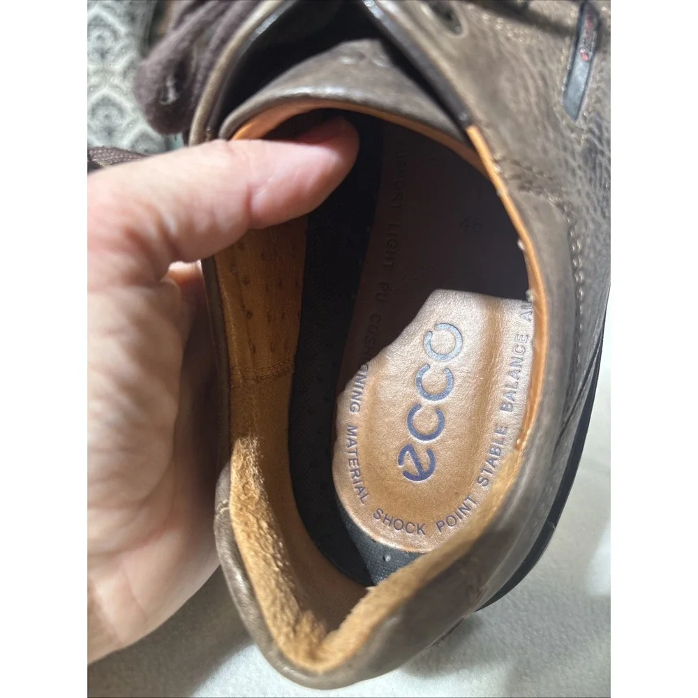 Ecco Men's Stable‎ Balance Shock Point Suede Cushioning Shoes Size 12